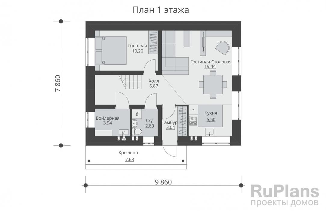 Готовые проекты домов и коттеджей с мансардой