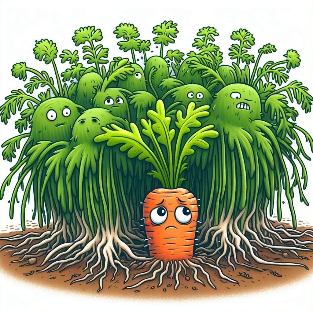 Сорняки объявили войну огородным культурам