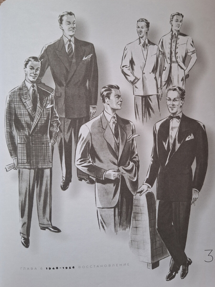 Советский мужчина должен был выглядеть так. "Рижские моды", 1955г