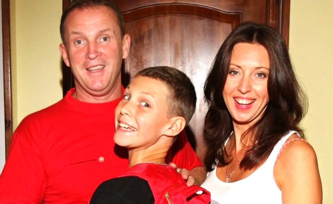 Наталья и Виктор с сыном Василием