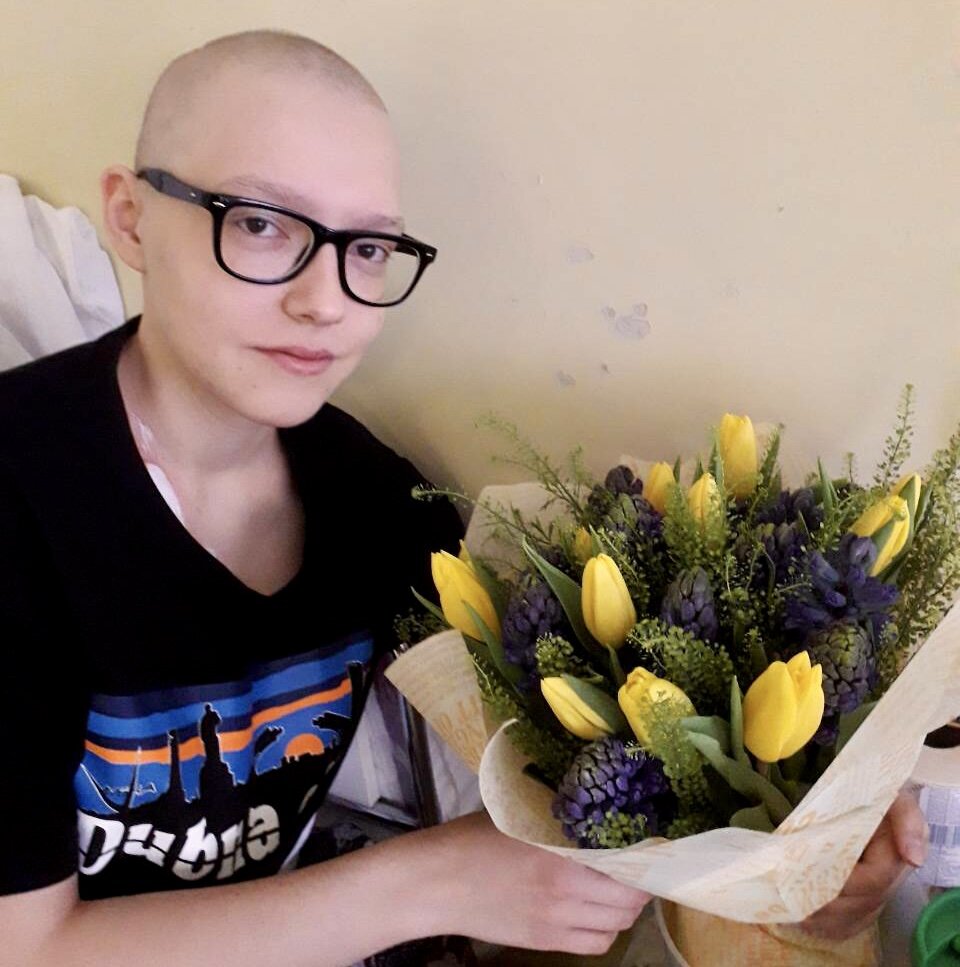 Аня во время болезни