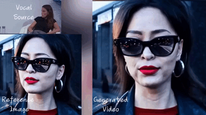 Женщина, из популярного видео от Sora, заговорила с помощью EMO AI