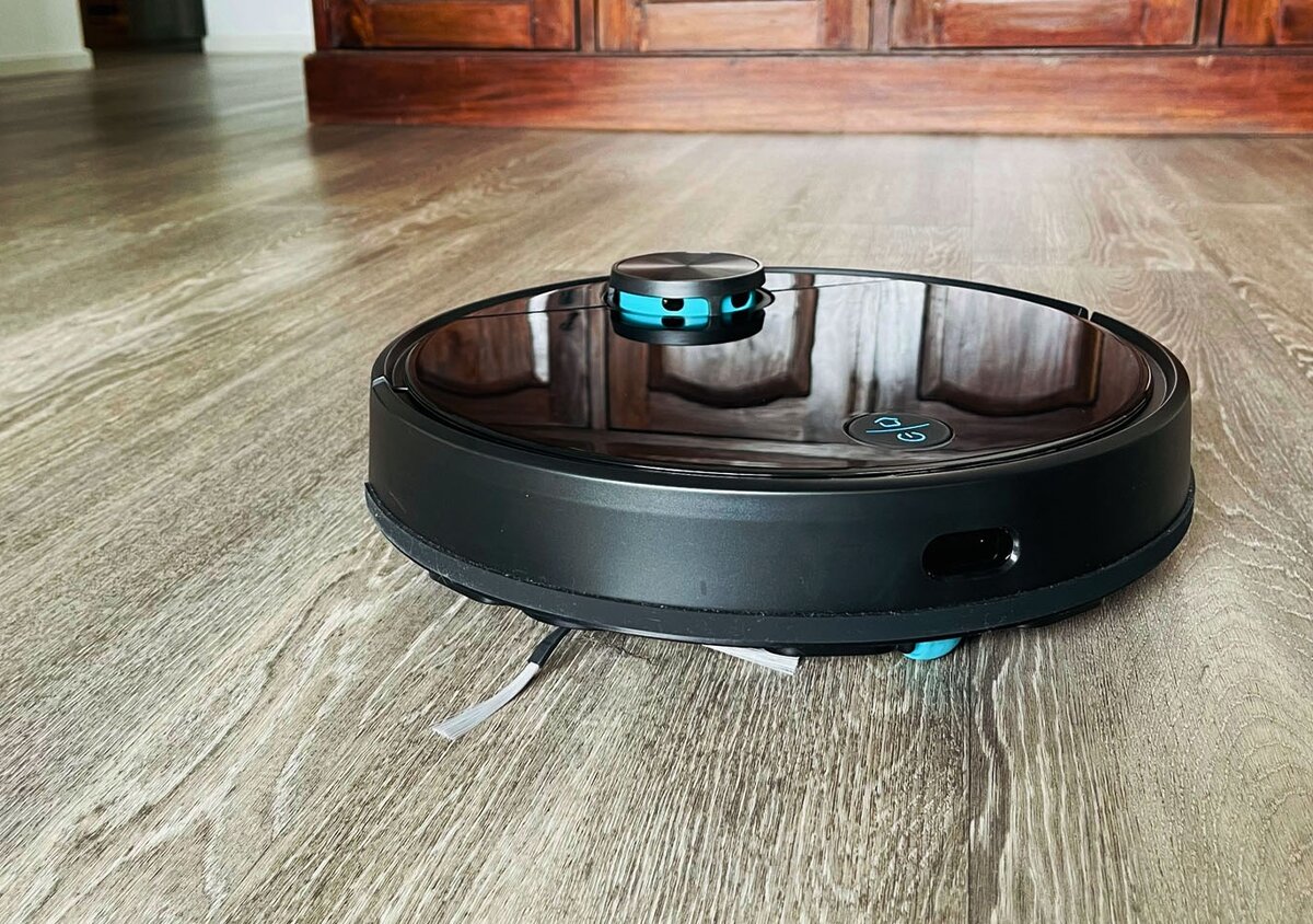 Viomi V3 имеет классическую круглую форму корпуса. Источник: reviews.org