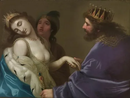 ЕСФИРЬ ПЕРЕД АРТАКСЕРКСОМ. 1778 г. ХУД. ФРАНЦИСК СМУГЛЕВИЧ (1745–1807)