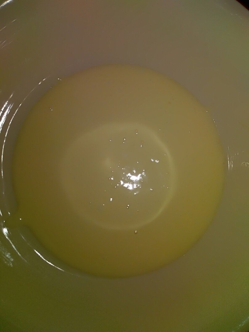    Одна часть теста останется белой