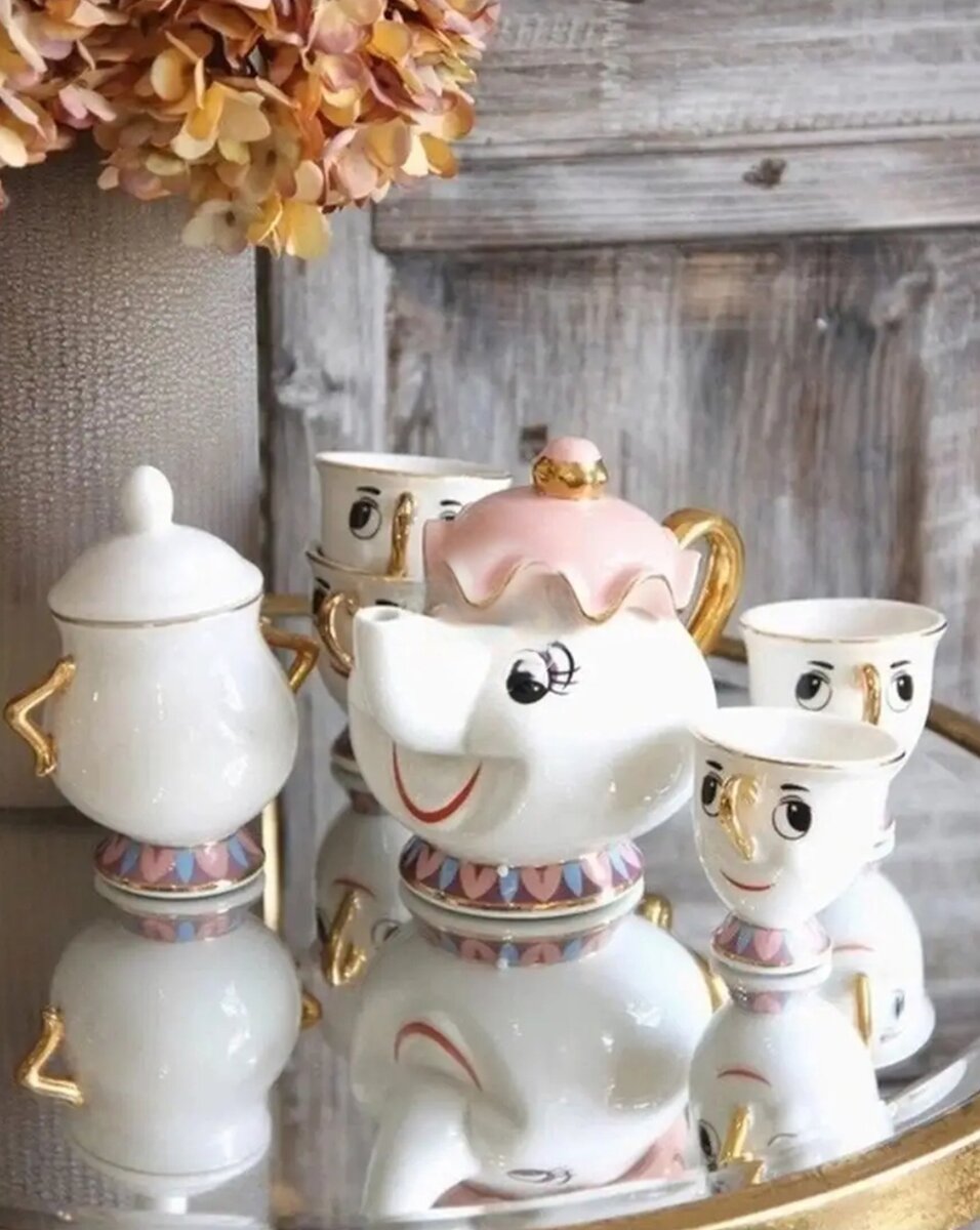 Чайный сервиз "Красавица и Чудовище" с WB