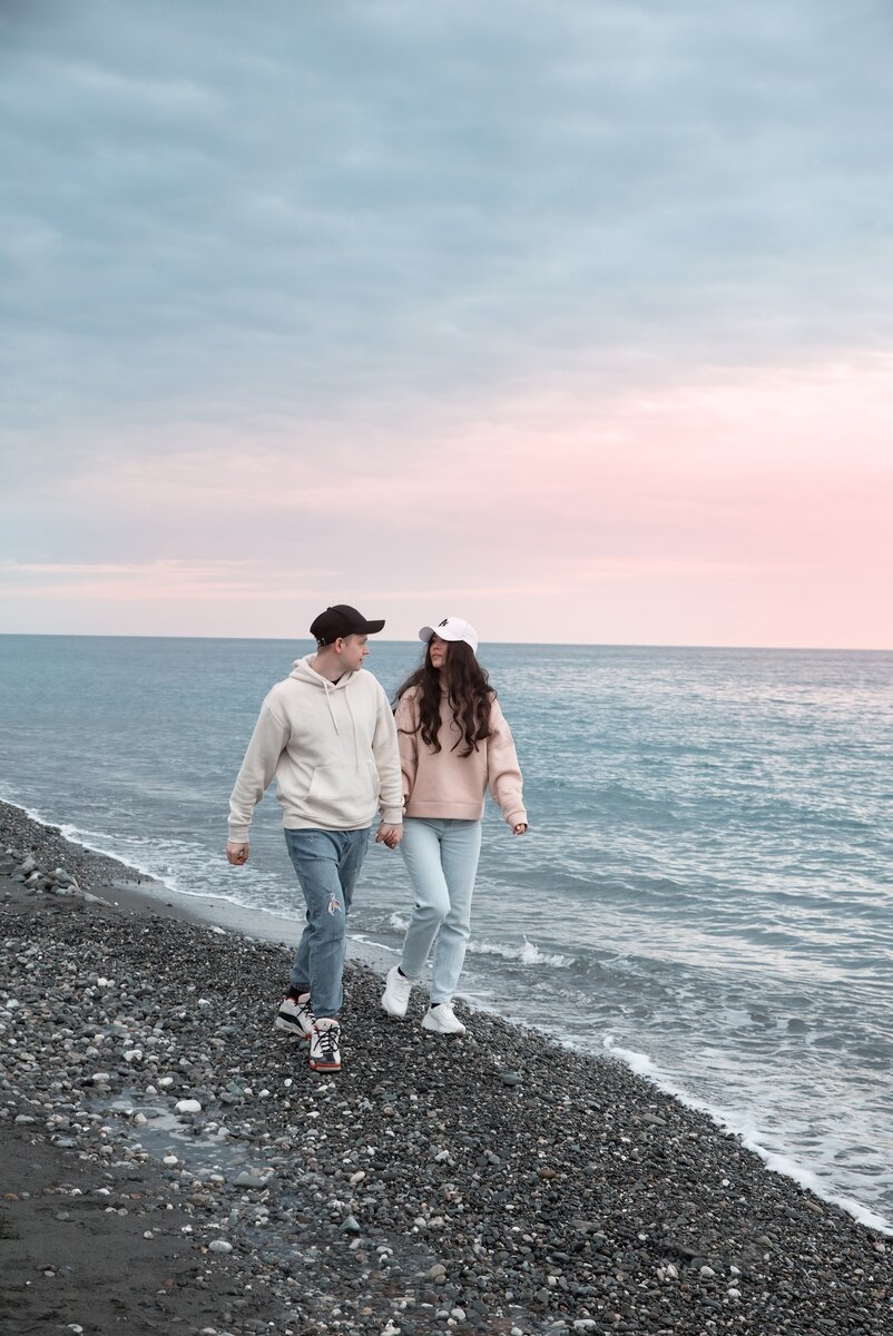 Фото влюбленные на море