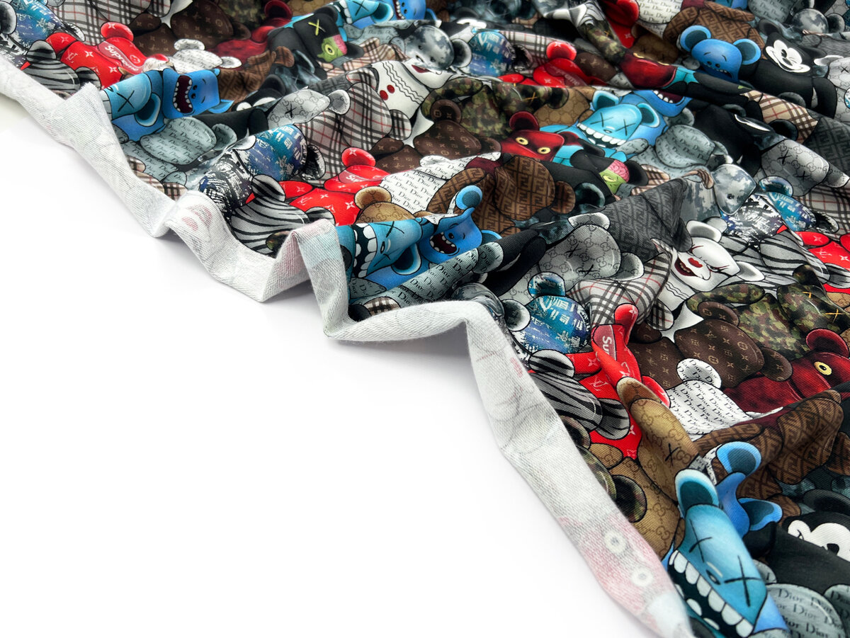 Футер 2-х нитка Брэндованные мишки