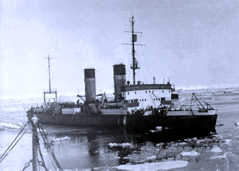 1939, 8 марта: На судостроительном завод имени С. Орджоникидзе в Ленинграде спущен на воду ледокол «В. Молотов»