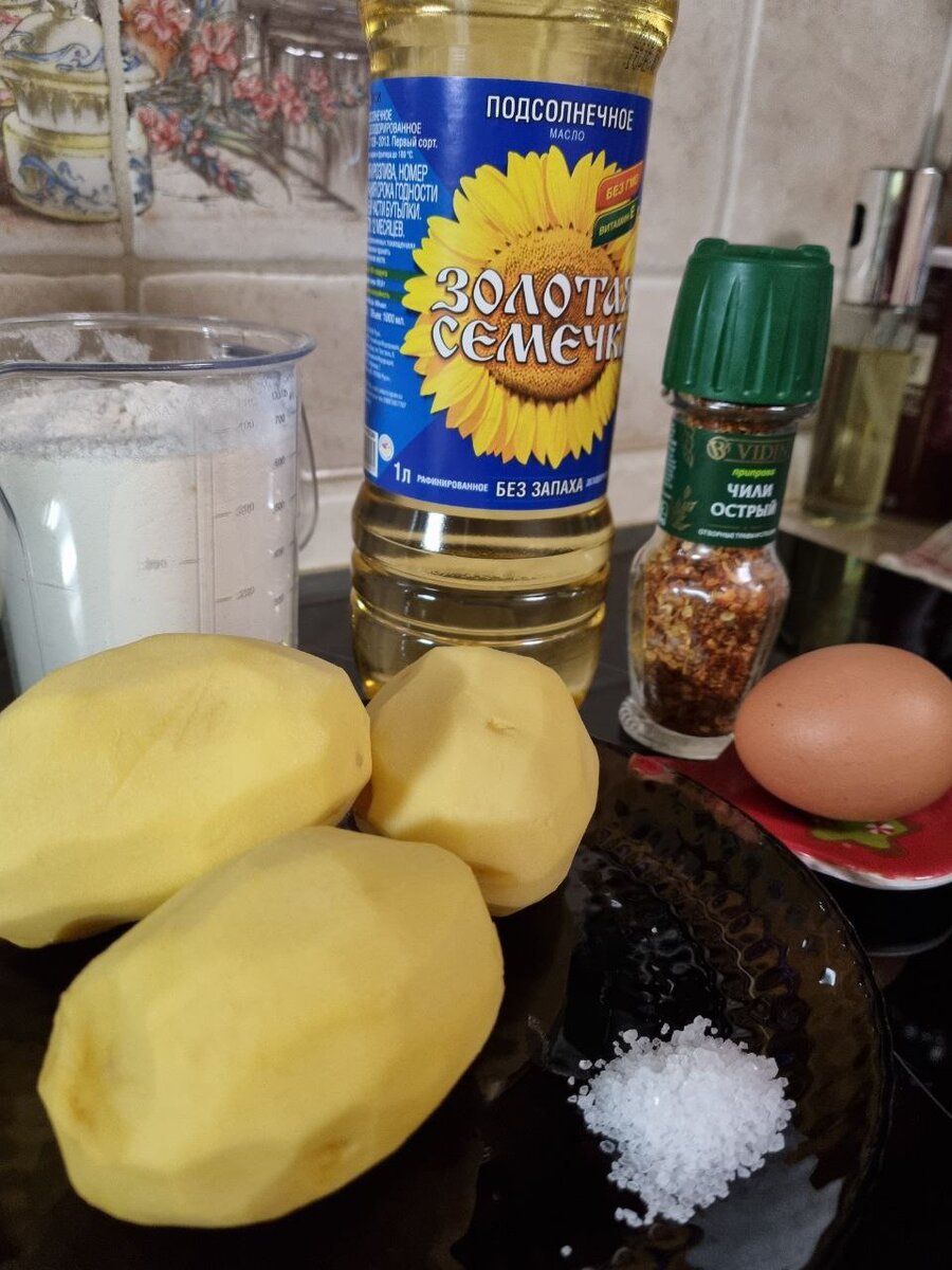 Рецепт картофельных вафлей - необходимые продукты