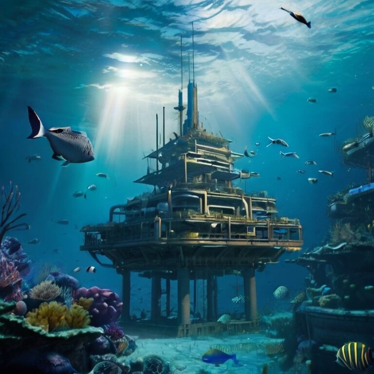 Подводные города.