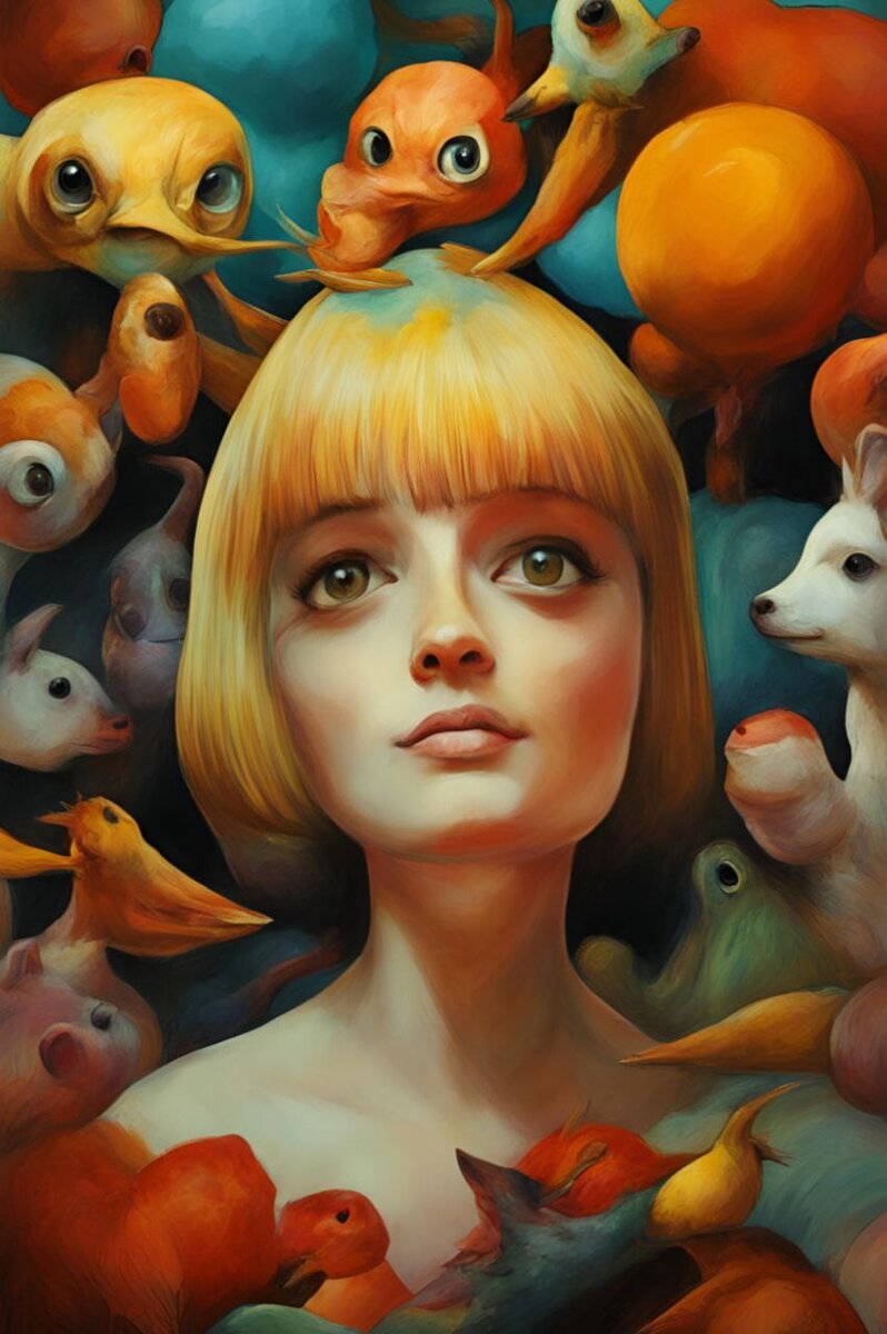 Когда сняла очки, и вокруг остались одни загадочные барбозяки