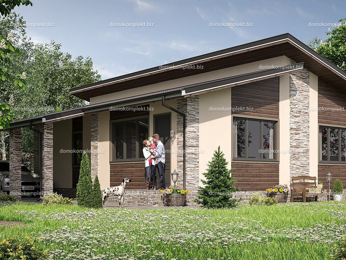 Дом по проекту "Ромашкино"