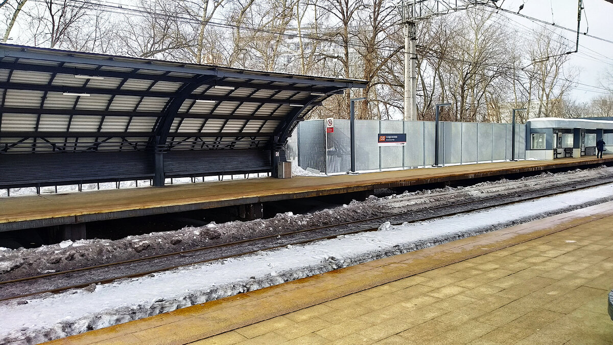 Пл. Андроновка в г. Москва в феврале 2024 года, фото автора 