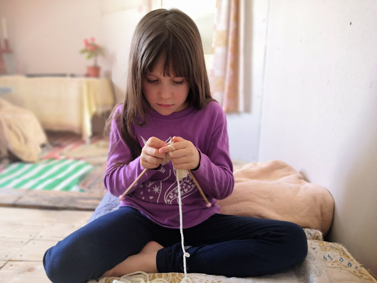 У детей каждое новое трудное занятие начинается с убеждения, что у них ничего не получится... 