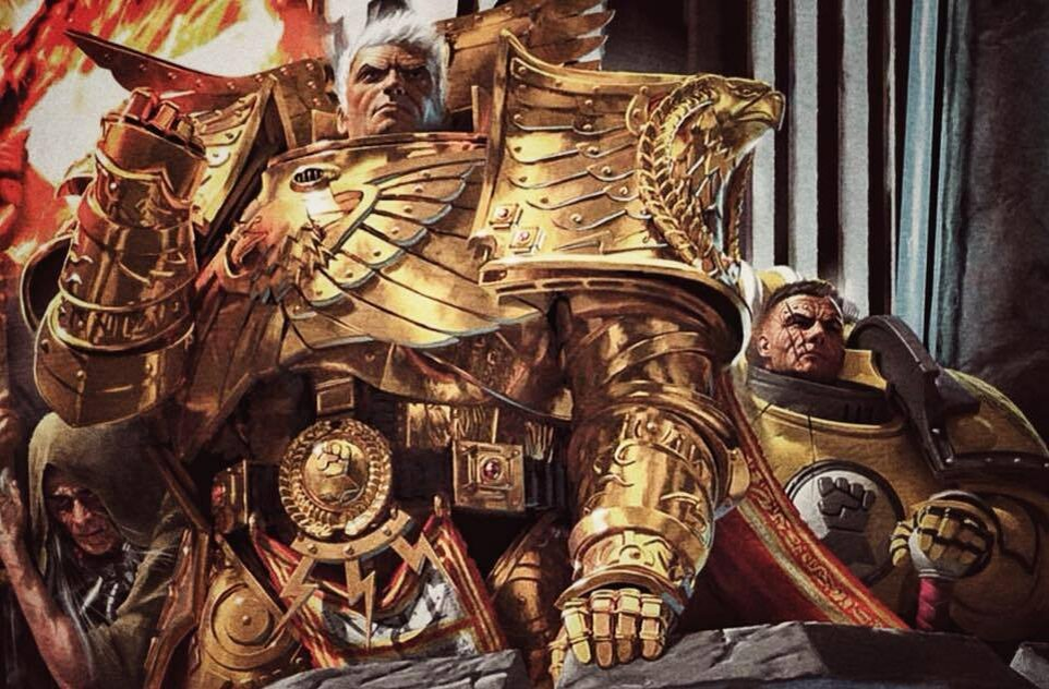 «Сомнение — величайшая слабость. Оно может разрушить самую крепкую стену без единого выстрела и свалить самого могучего чемпиона, прежде чем он выхватит меч» – Рогал Дорн, примарх Имперских КулаковРогал Дорн был примархом легиона Имперских Кулаков. Он был одним из двадцати «сыновей» Императора, созданных на заре Империума после окончания Эры Раздора. Вскоре после рождения братьев разбросало по галактике. Дорн оказался на удалённом мире человечества, где вырос и стал великим лидером. Он стал символом надежды для своего народа в мрачные времена.