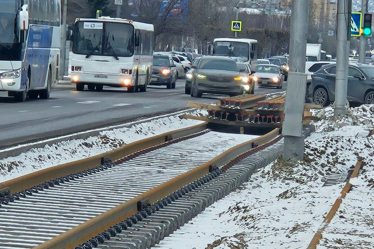 Красноярский трамвай на Взлетку и в Солнечный переносится | ДЕЛА Красноярск  | Дзен