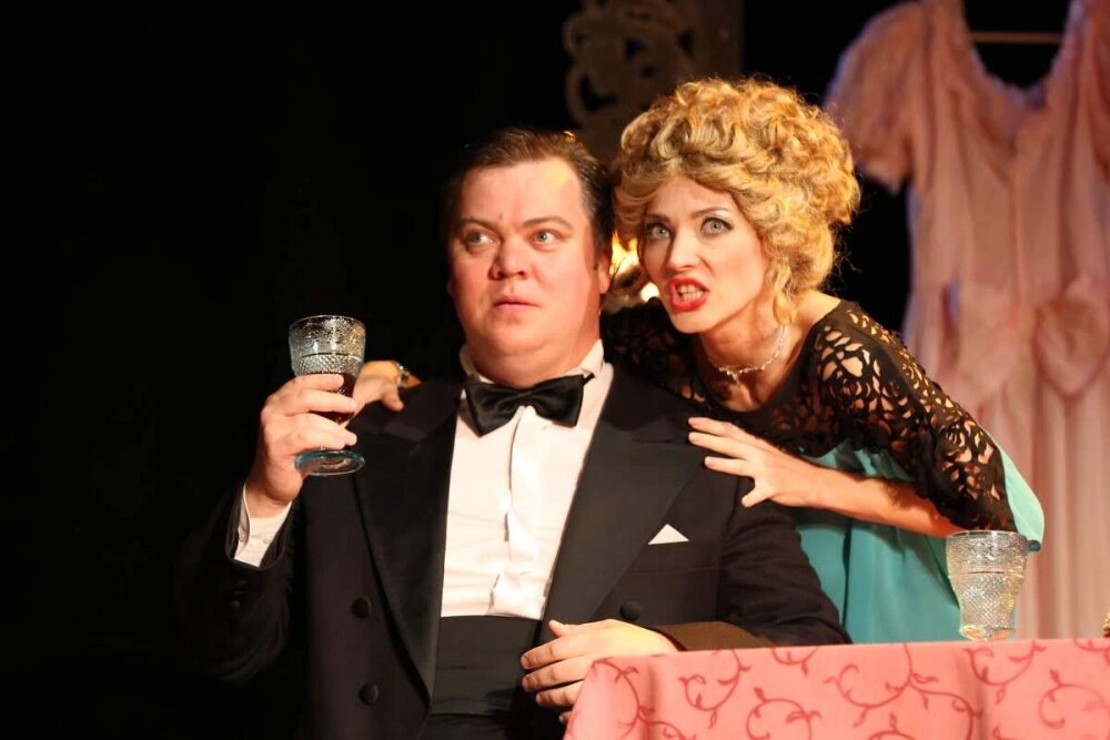 Фото: личный архив Светланы БакулинойЕгор и Светлана в спектакле «Любовь , ревность и револьвер»