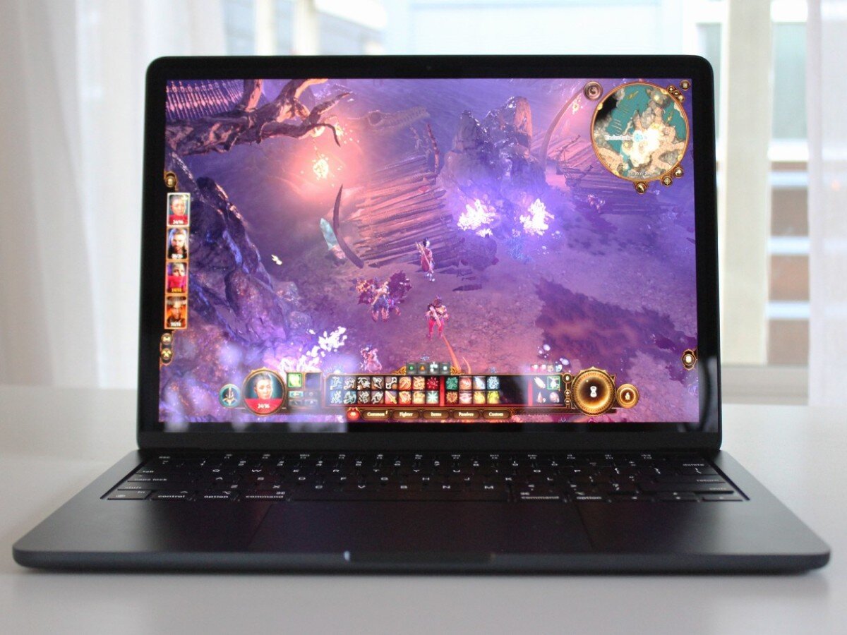    Новый Apple MacBook Air на базе M3 испытали в играх