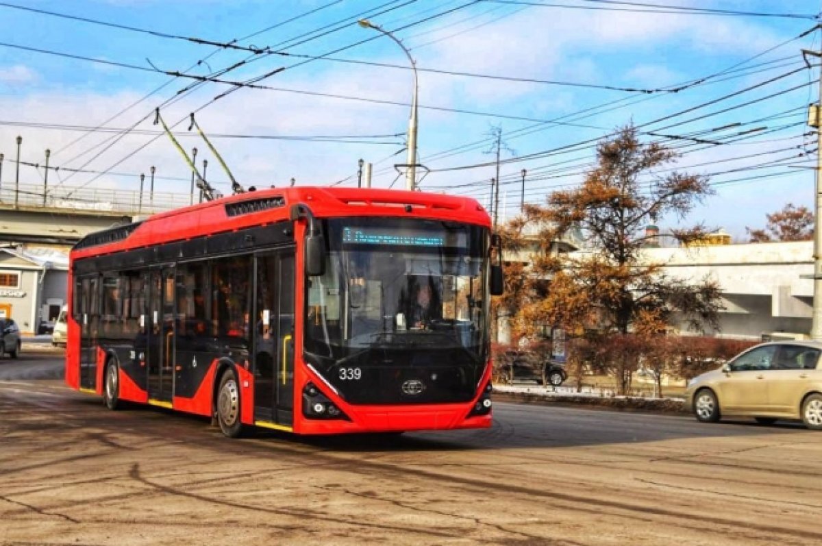    Схема движения троллейбуса №3 в Иркутске временно изменится