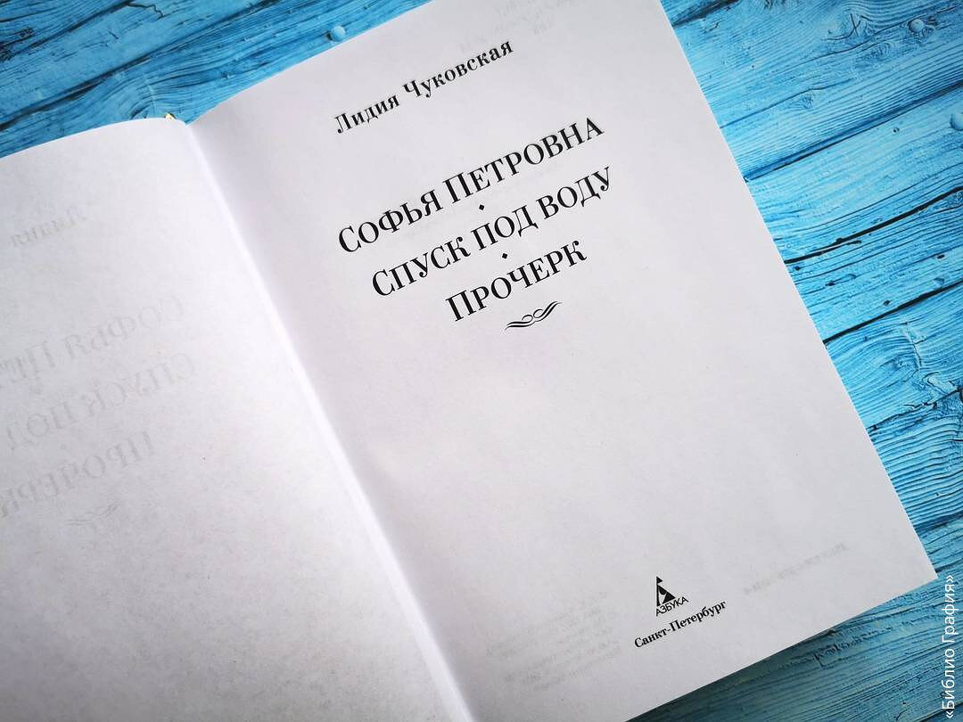 Отличная русская проза XX века — сборник Лидии Чуковской «Софья Петровна.  Спуск под воду. Прочерк» | Библио Графия | Дзен