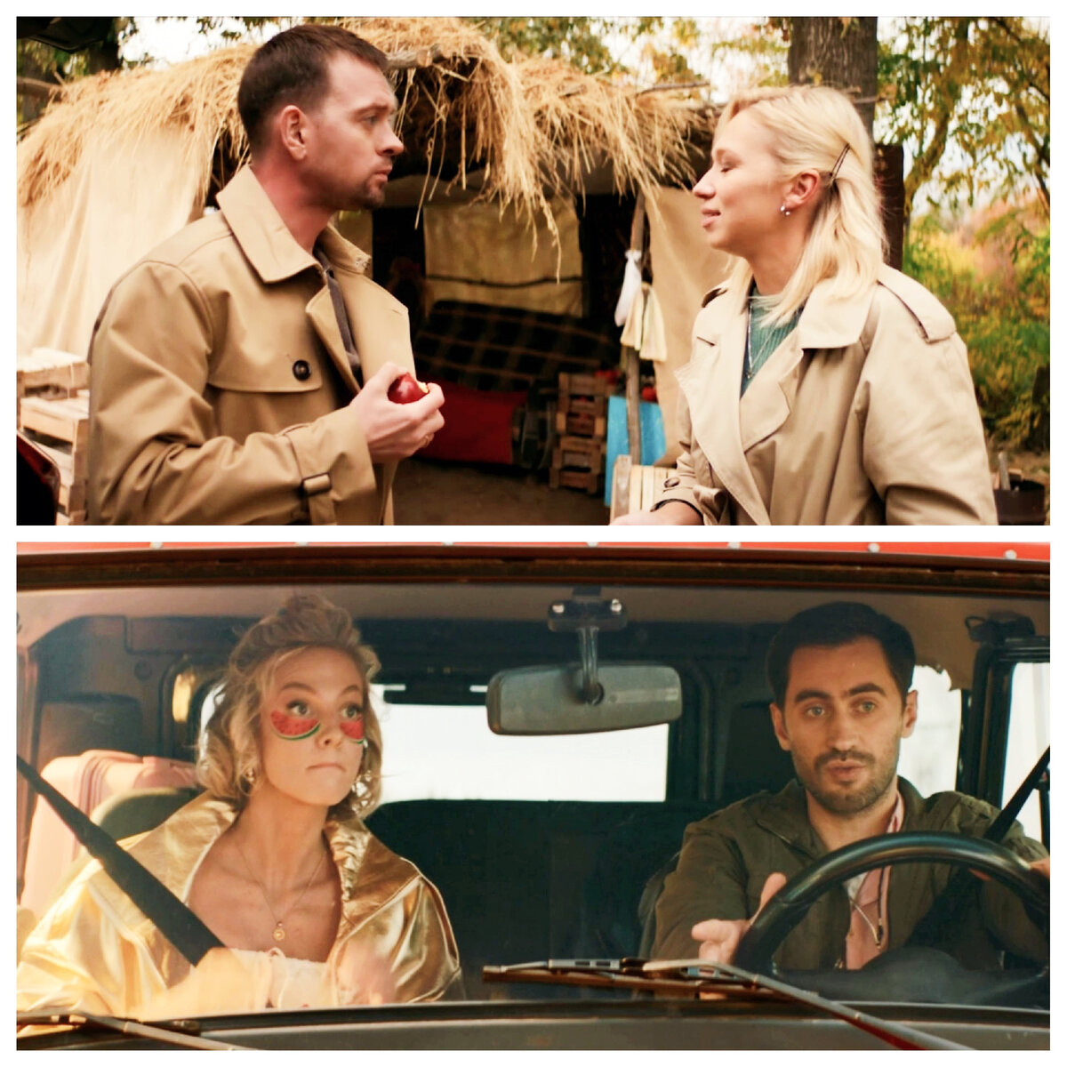 Фото коллаж из кадров указанных в статье фильмов, из свободных источников