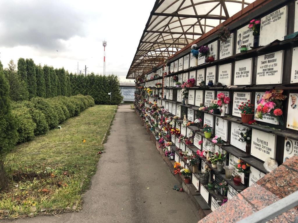 Колумбарная стена для захоронения урны с прахом