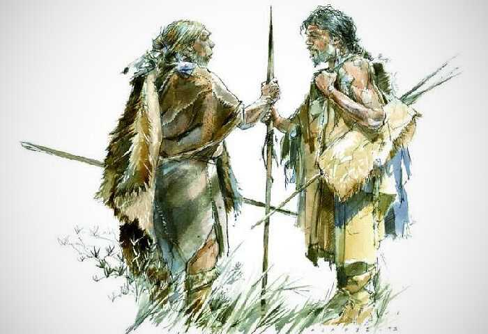 Методы и техники охоты древних людей, включая использование древнего оружия, такого как копья, луки, стрелы, каменные наконечники и другие орудия. Все изображения взяты из открытых источников.