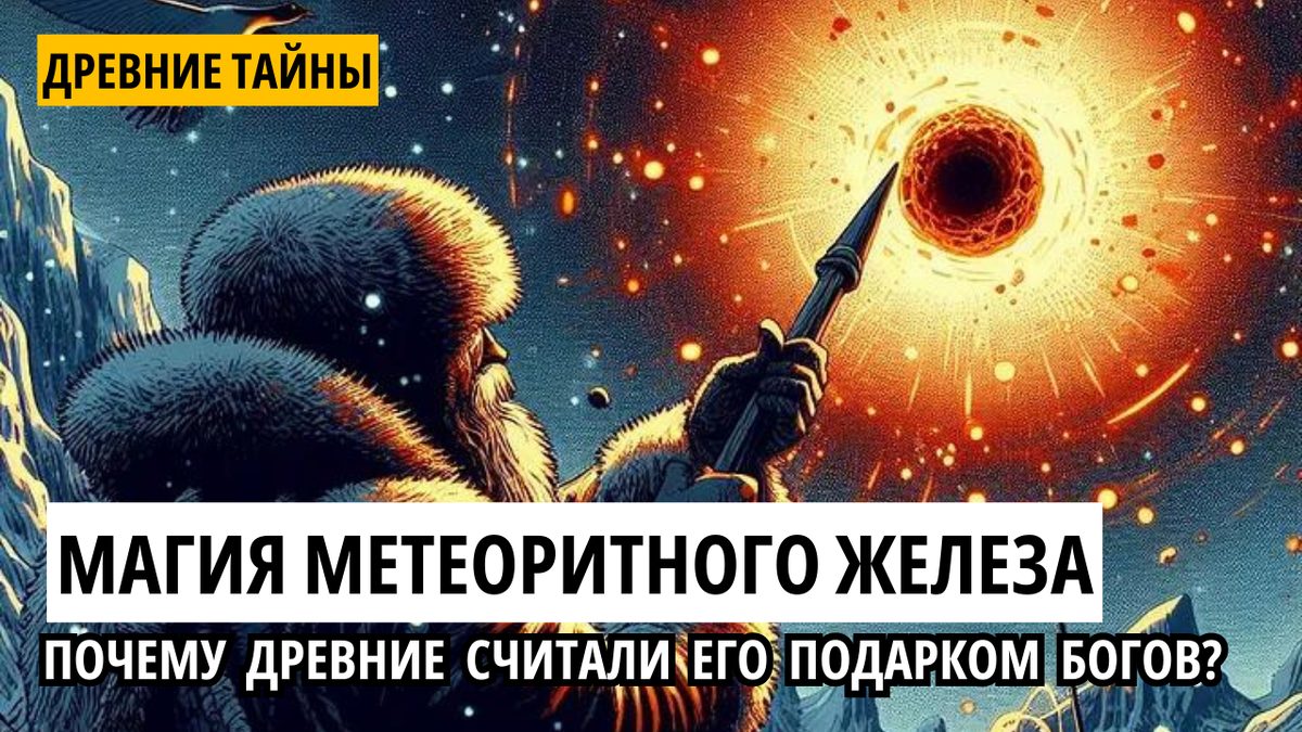 Инуиты наблюдают падающий метеорит.