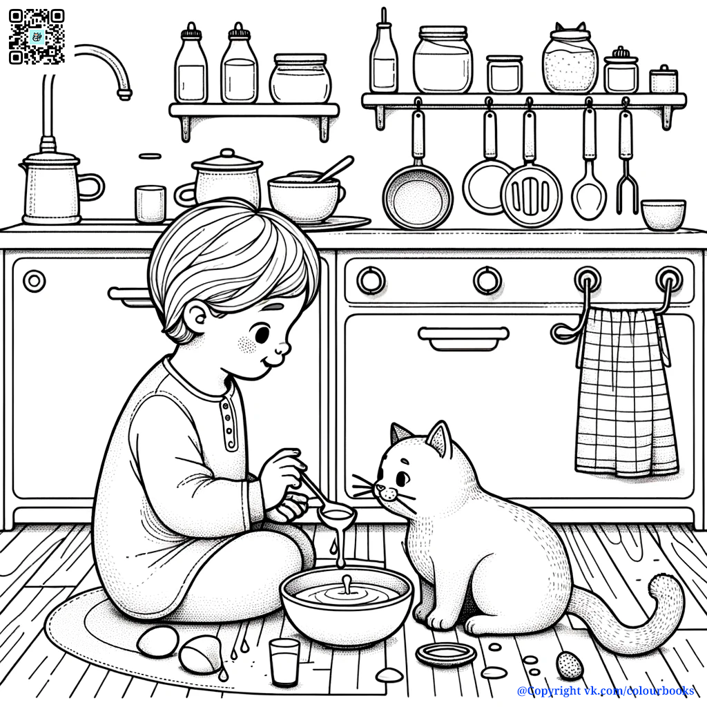 Раскраски Котенок и Кошки для детей - Распечатать и Онлайн!