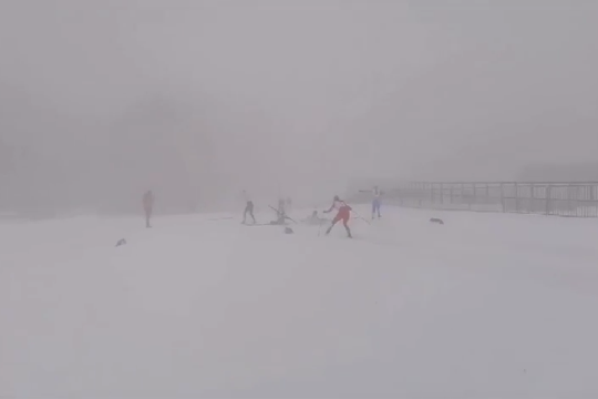    Во время гонки в Сочи произошел массовый завал: пострадали девять спортсменок