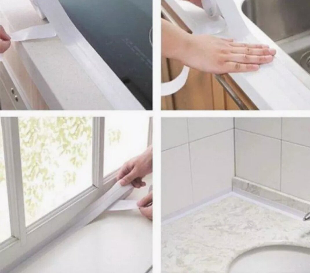 Она моющая или водонепроницаемая. Ее можно клеить на кухню,в ванной и на окна.