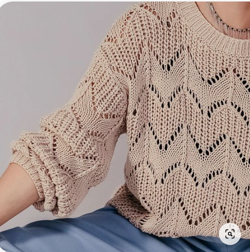 Джемпер спицами