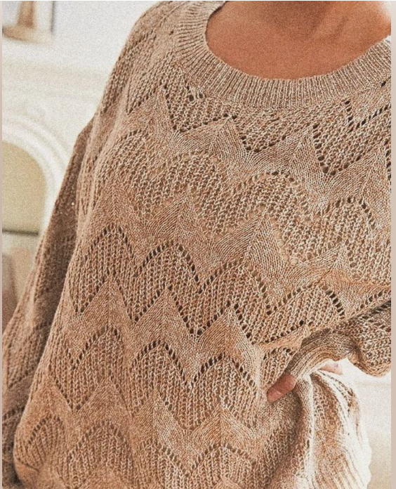 Джемпер спицами