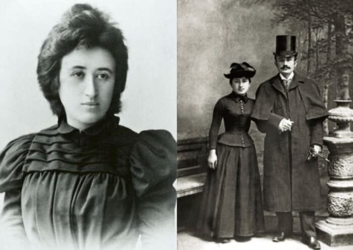 Роза Люксембург. Думаю, что она также прекрасно смотрелась с трибуны с максимальной эмоциональной выразительностью своих убеждений.