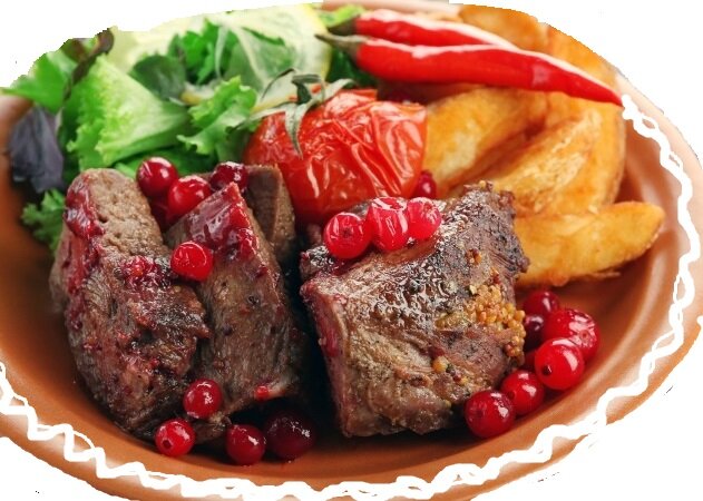Блюда из мяса лося рецепты с фото Попробуйте сочные медальоны из свиной вырезки с ароматным клюквенно-апельсиновым