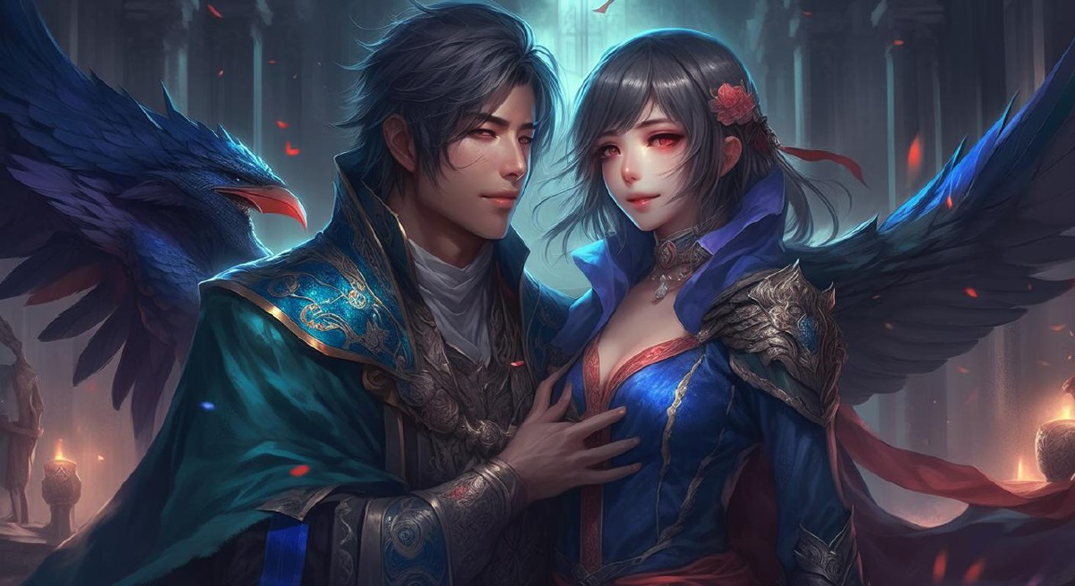 Результат генерации по запросу "Неугасаемая любовь", стиль: artstation