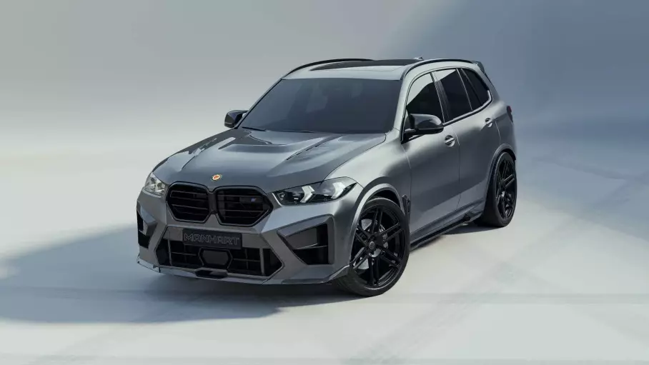 Кроссоверы BMW X5 M и X6 M 2024 сами по себе отличаются спортивной внешностью с выраженными агрессивными элементами. Тем не менее, специалисты тюнинг-ателье Manhart нашли, что еще можно у них улучшить.-2