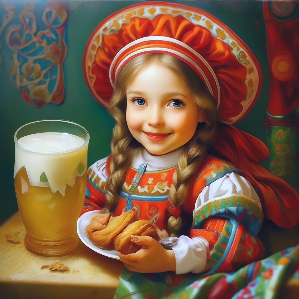 Так себе представляет окрошку на квасе Шедеврум. 