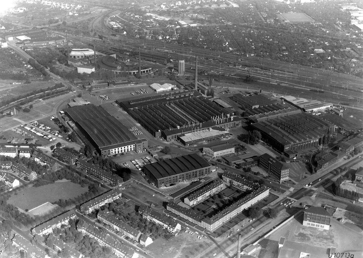 Завод в Дюссельдорфе, 1965 год