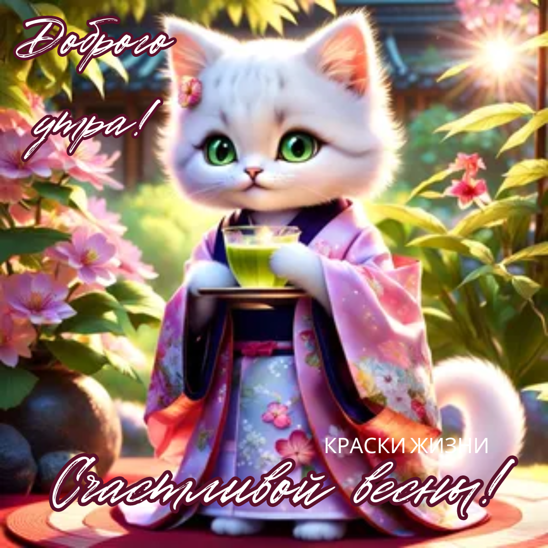 Доброго утра! Счастливой весны!