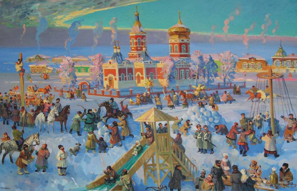 Сочивко Сергей - Масленица. Изображение из открытых источников в интернете.
