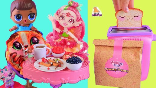 Magic Mixies Brunch! Toy Video for Kids. Pixling Fairy Hosts 🍫