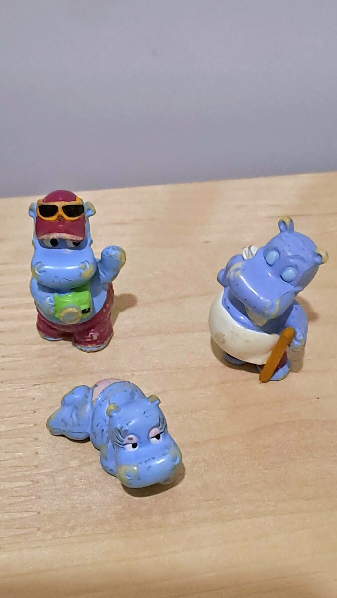 Из личной коллекции. У бегемотика-повара колпака не было предусмотрено 