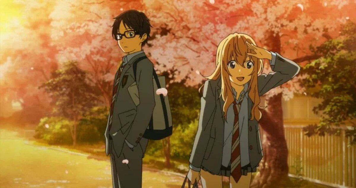 «Твоя апрельская ложь» (Shigatsu wa kimi no uso), 2014-2015 Режиссёр: Кёхэй Исигуро В ролях: Нацуки Ханаэ, Риса Танэда, Аянэ Сакура, Рёта Осака Очень грустное аниме в жанре сёнён, способное задеть...