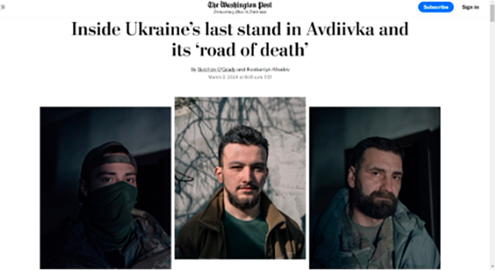    УКРАИНСКИМ НАЦИСТАМ ПОГИБАТЬ ПОД НАЧАЛОМ СЫРСКОГО НЕ ПОНРАВИЛОСЬ. СКРИН С САЙТА THE WASHINGTON POST