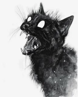 В оригинале изо рта капала кровь, а сам котёнок кричал: "Помогите!"