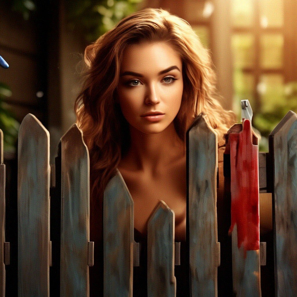 Красить забор