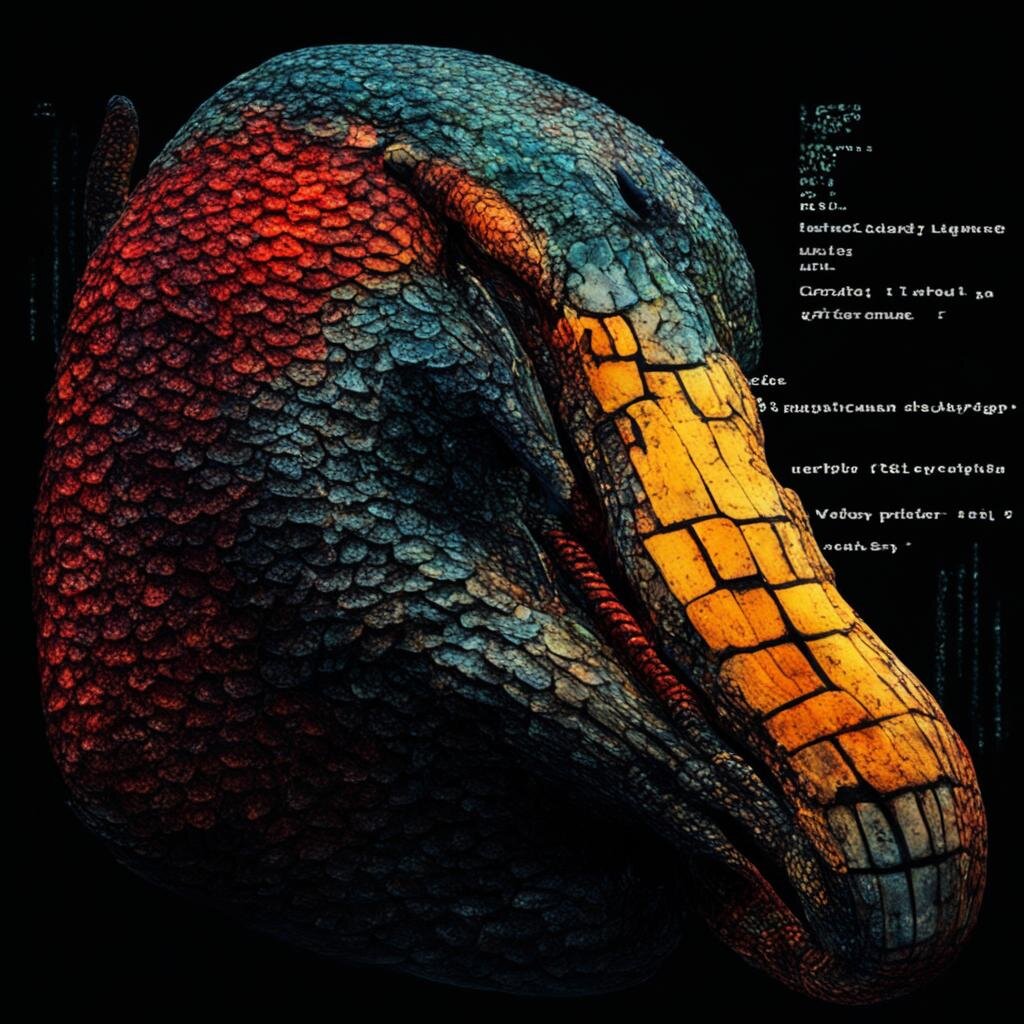 32 Нейросеть таким образом видит язык программирования Python