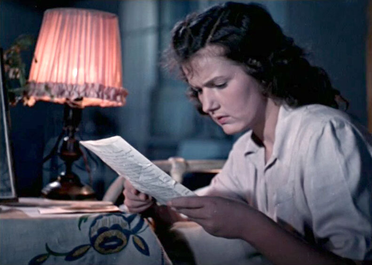 В фильме "Три встречи", 1948 год